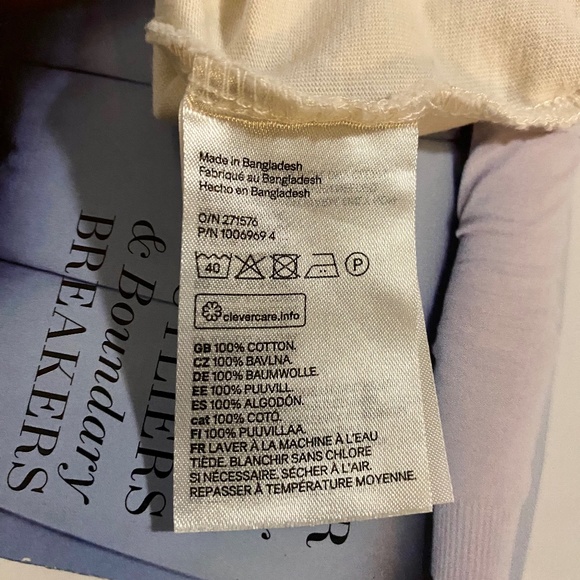 H&M Cream & Black Woman’s Baseball Shirt - Picture 7 of 7